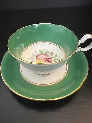 Buy Vintage Royal Grafton English Fine Bone China Footed Teacup & Saucer Set • 20.87£
