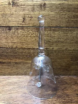 Buy Vintage Princess House Heritage Etched Hand Blown 6  Crystal Bell • 11.56£