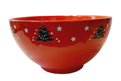 Buy WAECHTERSBACH GERMANY Christmas Pine Tree Stoneware 9  Serving Bowl Vintage • 47.37£