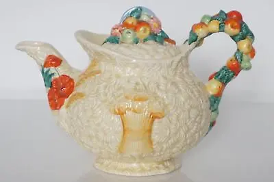 Buy Clarice Cliff Celtic Harvest Teapot - Art Deco - Excellent Condition - C.1930's • 145£