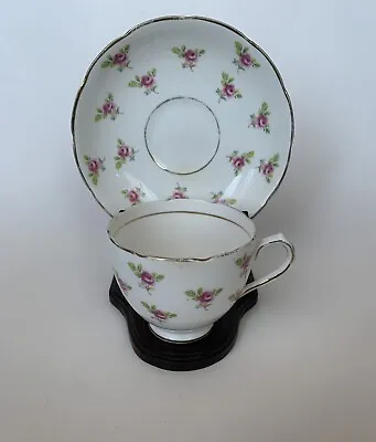 Buy Duchess Bone China Rose Pattern Tea Cup And Saucer Made In England • 14.20£