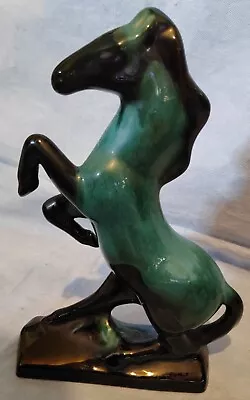 Buy Vintage Blue Mountain Pottery, Rearing Horse  30cm High.  • 30£