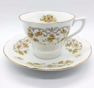 Buy Queens Fine Bone China Cup & Saucer Set By Rosina China Co. Ltd, England • 28.40£