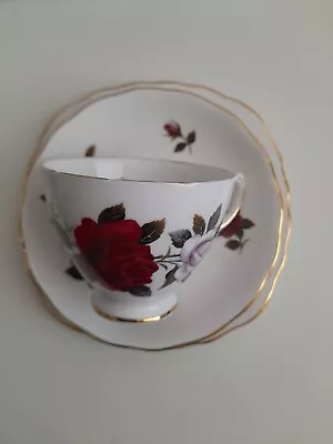Buy Colclough Amoretta Roses Trio - Tea  Cup, Saucer  & Tea/side Plate • 12.99£