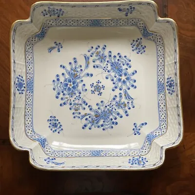 Buy Herend Porcelain Handpainted Waldstein Blue Rectangular Dish 181/wb-mint • 244.56£