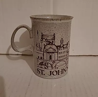 Buy Vintage Dunoon Scotland Mug - St John's Toun Of Perth - Stoneware Ceramic • 14.95£