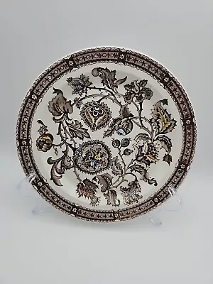 Buy Vintage Ridgway Staffordshire Jacobean Brown Sepia Colours Side Bread Plate 7  • 4£