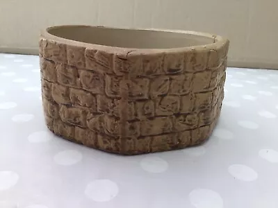 Buy Vintage  Hillstonia  Stoneware  Pottery 50’s  Large  Octagon   Bowl • 11£