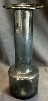 Buy Vintage Danish Modern Smoky Gray Art Glass Vase Signed Holmegaard MCM • 94.71£