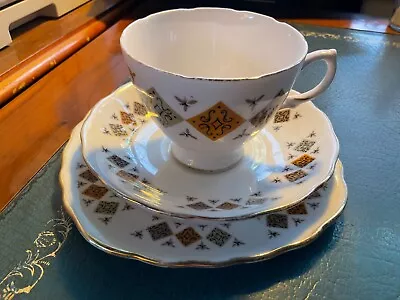 Buy Vintage Colclough Crispin Trio Teacup, Saucer And Plate • 3.99£