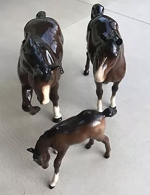 Buy Beswick Horse ‘Family’  6.5” Tallest Figure • 65£