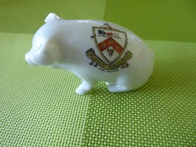 Buy A  Piece Of   Crested China In The Form Of A Pig -- Darlington • 0.41£