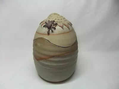 Buy Lidded Pot Jar Honey Bee Spider Studio Pottery Signed CK 1982 Ceramic • 39.99£