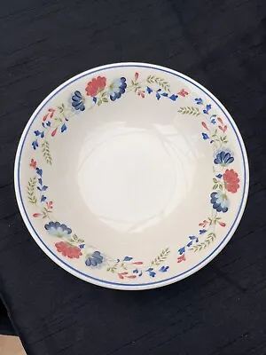 Buy BHS Priory Floral Tableware, 2 X Bowls, 16cm / 6.5 Inch, White & Blue • 9.99£