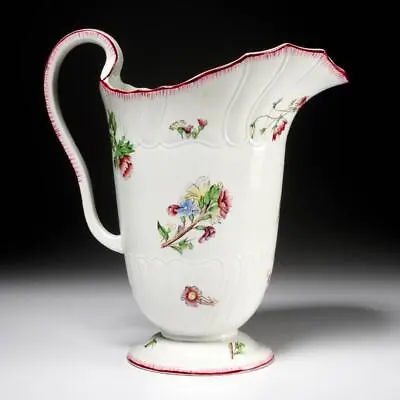 Buy Antique Cauldon England Large Porcelain Floral Jug Water Pitcher Signed 12.5 H • 165.77£