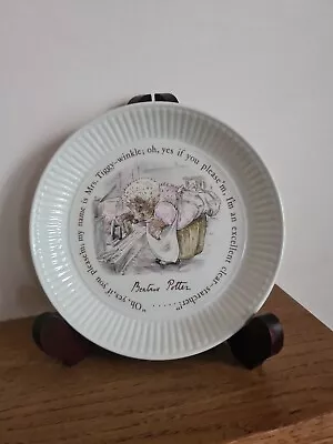 Buy Wedgwood Beatrix Potter Mrs Tiggywinkle Ridged Sided  15 Cm Plate • 4£