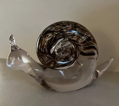 Buy Vintage Wedgwood Glass Snail Paperweight • 10£