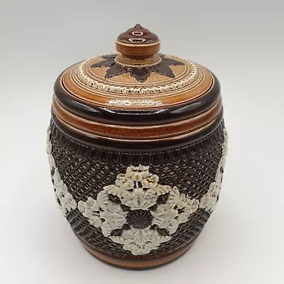 Buy Antique Doulton Lambeth Stoneware Tobacco Jar 19thC • 5£