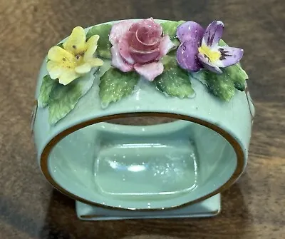 Buy Gorgeous Adderley Bone China Floral Napkin Ring • 4.99£