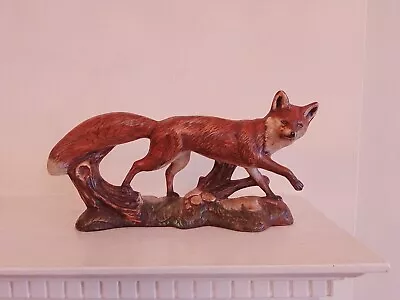Buy Antique Ceramic Red Fox Hand Painted Figurine Signed Maureen Burnett • 5£