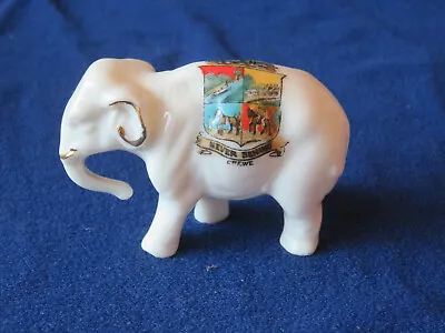 Buy Crested China Small Elephant - Crewe • 1.50£