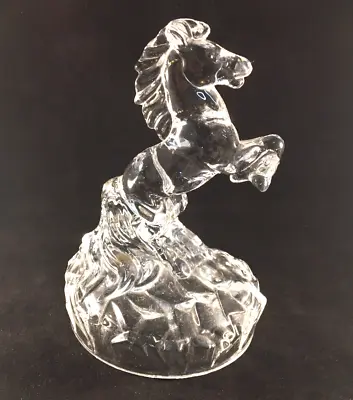 Buy RCR Royal Crystal Rock Lead Crystal Rearing Horse Figurine Paperweight Ornament • 9.99£