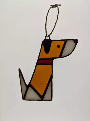 Buy Stained Glass Dog Suncatcher. 5  Tall And Handmade From Point Of Order. • 22£