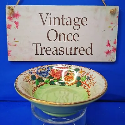 Buy MALING Lustre Ware * PEONY ROSE Decorative Bowl  #6257 * Vintage 1950s • 14.95£