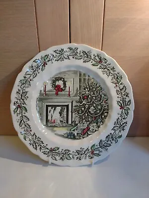 Buy Johnson Brothers Ironstone Merry Christmas 10 3/4 Inches Dinner Plate • 10£
