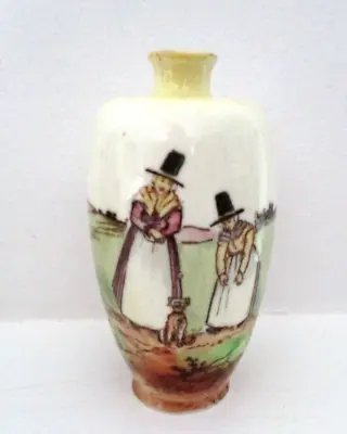 Buy Very Rare Royal Doulton Seriesware Miniature Vase - Welsh Ladies - Perfect !! • 145£