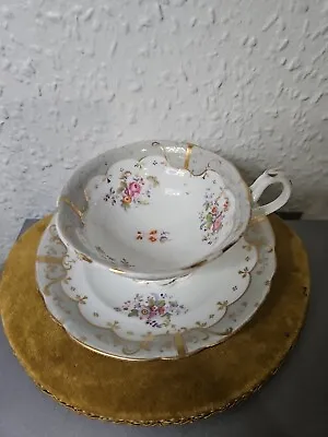 Buy Antique John Ridgway China Rivoli Shape Cup And Saucer 19th Century • 16.03£