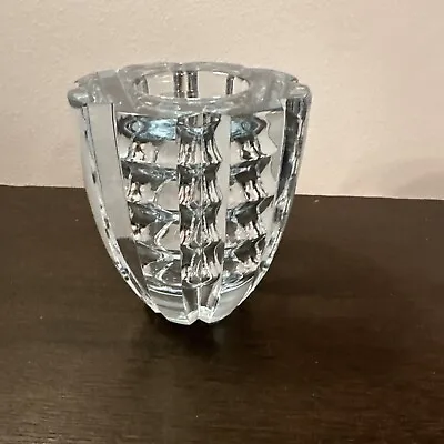 Buy Edvin Ohrstrom For Orrefors Ribbed Optic Glass Vase 1930s, Sweden • 188.94£