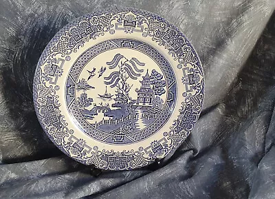 Buy English Ironstone Tableware — Willow Pattern — 1—  9¾   —  Dinner Plate — Hi • 10.50£