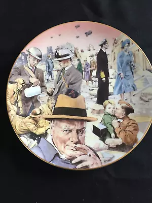 Buy Blood, Toil, Tears, And Sweat From This Was Their Finest Hour Collectors Plate • 6£