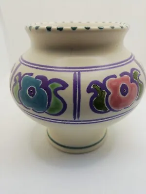 Buy Honiton Pottery Vintage Manaton Pattern Small Vase Greek Shape • 10£