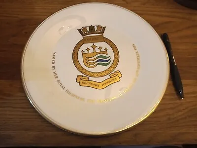 Buy Royal Doulton Commemorative Plate Named By HRH Lady Diana  Cruise Ship Vintage  • 6.50£