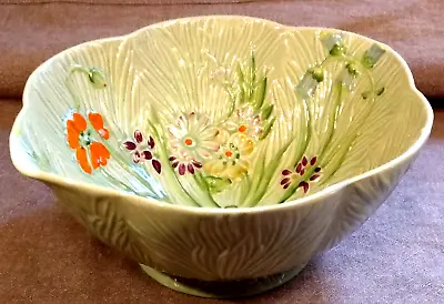 Buy Vintage Beswick Salad Bowl,Wild Flower Design • 19.50£