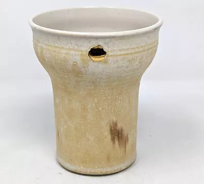 Buy Vintage Karen Thuesen Massaro Studio Art Pottery Hand Thrown Tumbler Vase OC23 • 20.37£