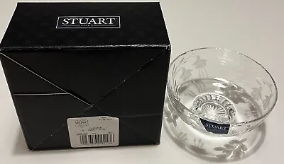 Buy Stuart Crystal “CASCADE” Fuchsia 5  Sweet Dish • 12£