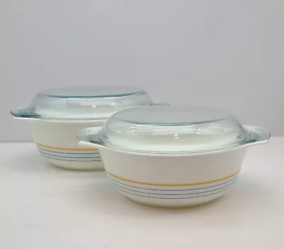 Buy Pyrex England Zoom Bowls With Glass Lids  • 142.24£
