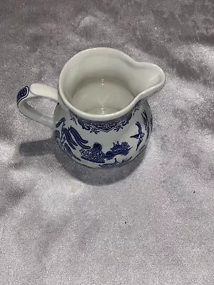 Buy Vintage Churchill Ceramic Milk Jug Creamer Willow Pattern • 5£