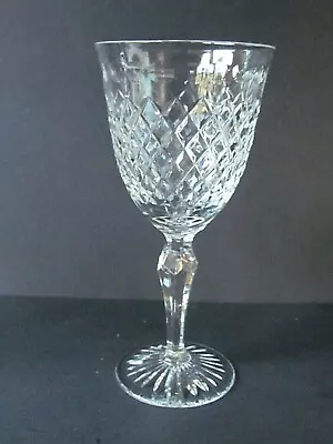 Buy STUART CRYSTAL HARDWICKE PATTERN 5¾  WINE GLASSES 1ST QUALITY (Ref6467) • 19.35£