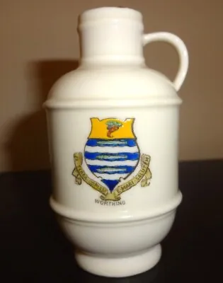 Buy Vintage W.H.Goss Crested China Model Of Jug In Kendall Museum Worthing Crest • 4.99£