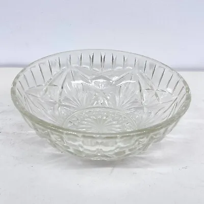 Buy Vintage Clear Glass Fruit Bowl Home Glassware Decor Table Centerpiece • 19.99£