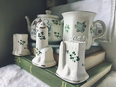 Buy Carrigaline Pottery Set Teapot Cruets Mug Ceramic Irish Vintage • 24.75£