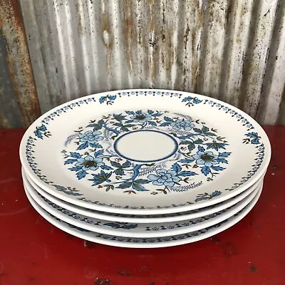 Buy 4 Vintage Blue Moon Noritake 9022 Dinner Plates Progression China Excellent • 19.27£