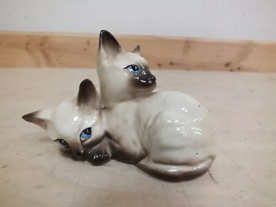 Buy Vintage Beswick Ceramic Siamese Cats Kittens Figurine 1296 - 5   (Hol) • 9.99£