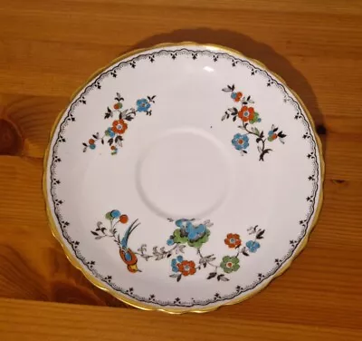 Buy Vintage Tuscan China Saucer Small Plate Floral Bird Design 15cm Diameter  • 7£