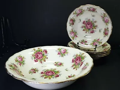 Buy Beautiful Vintage James Kent Longton Pottery Serving Dessert Bowls La Rosa • 25£