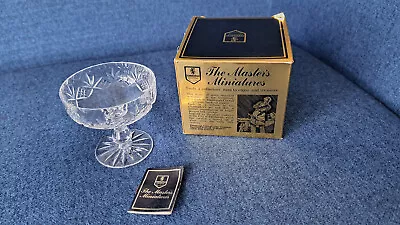 Buy Edinburgh Crystal Comport Glass The Masters Miniature Range Boxed 79401 • 11.99£